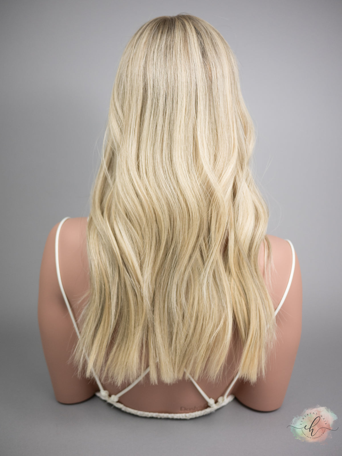 “LOLA&quot; Premium Topper: Closed Lace Top, 8x8, 18-20&quot;