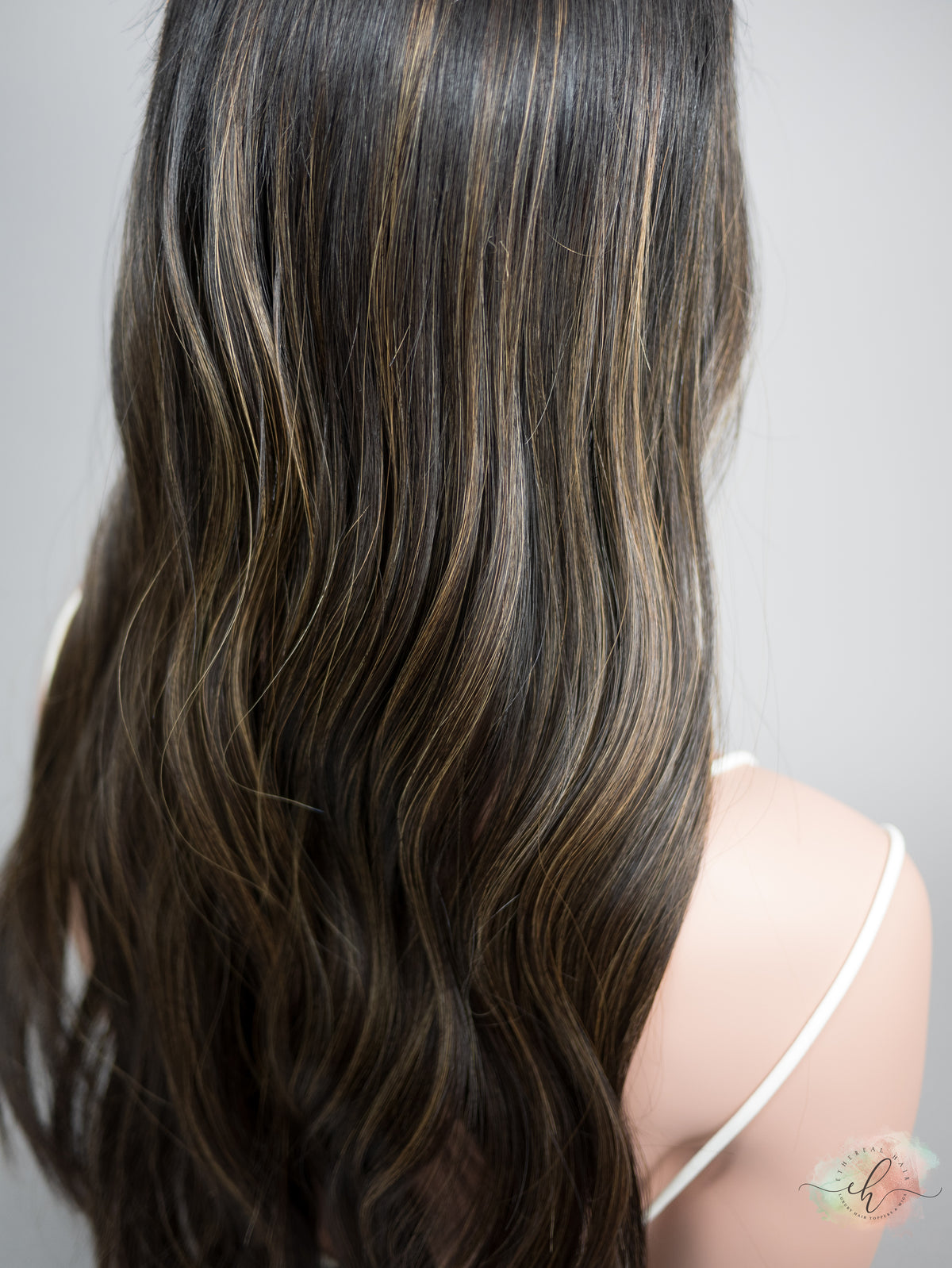 “RHIANNON HIGHLIGHT&quot; Premium Topper: Closed Lace Top, 8x8, 23-24&quot;