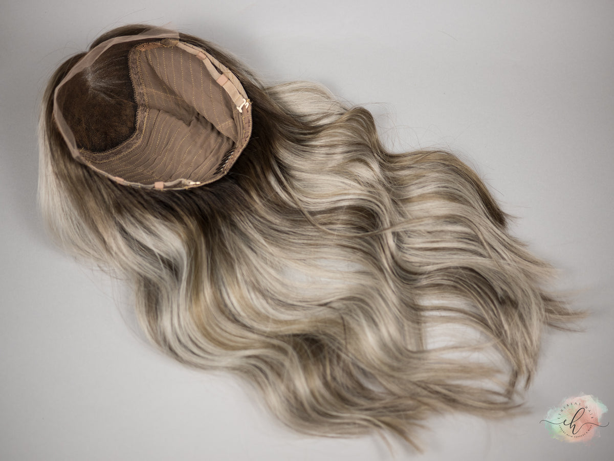 “COOL SUMMER&quot; Exquisite Wig: Lace Top, Sz. M, 22-23