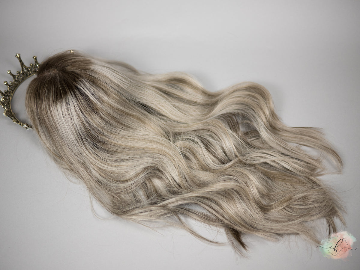 “COOL SUMMER&quot; Exquisite Wig: Lace Top, Sz. M, 22-23