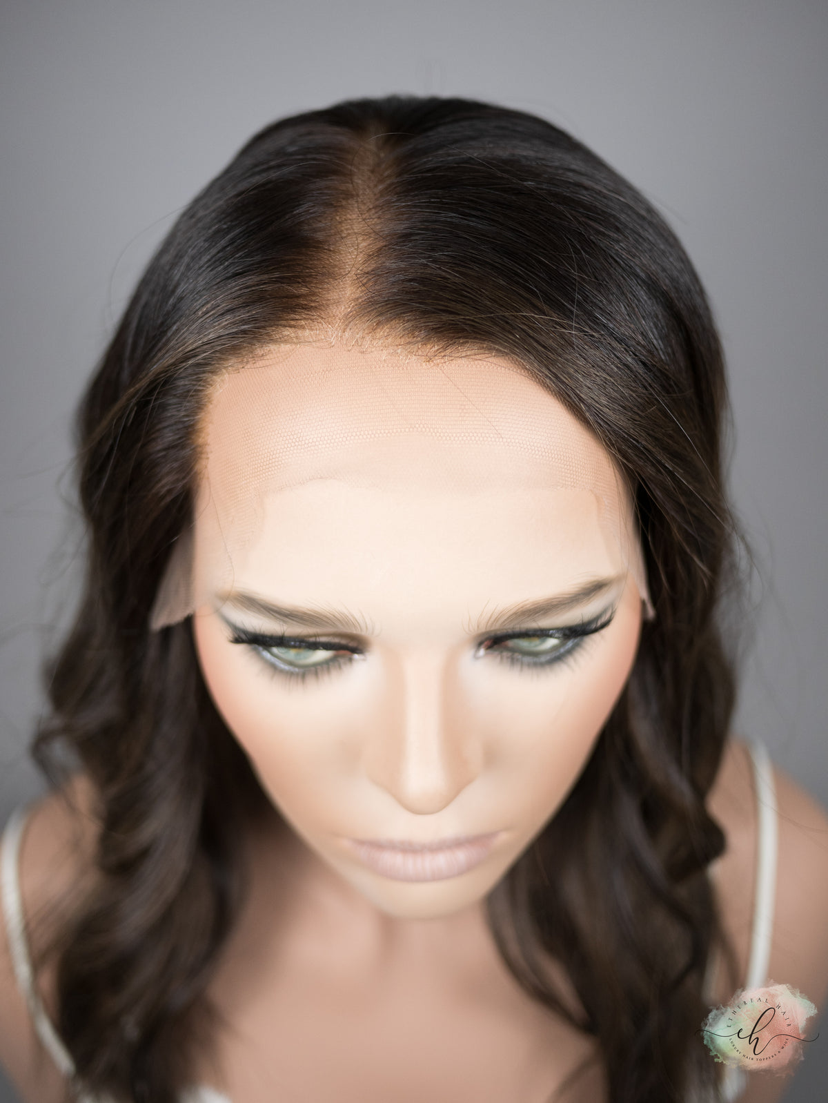 “DOWNTOWN GIRL&quot; Exquisite Wig: Lace Top, Sz. M, 17-18&quot;