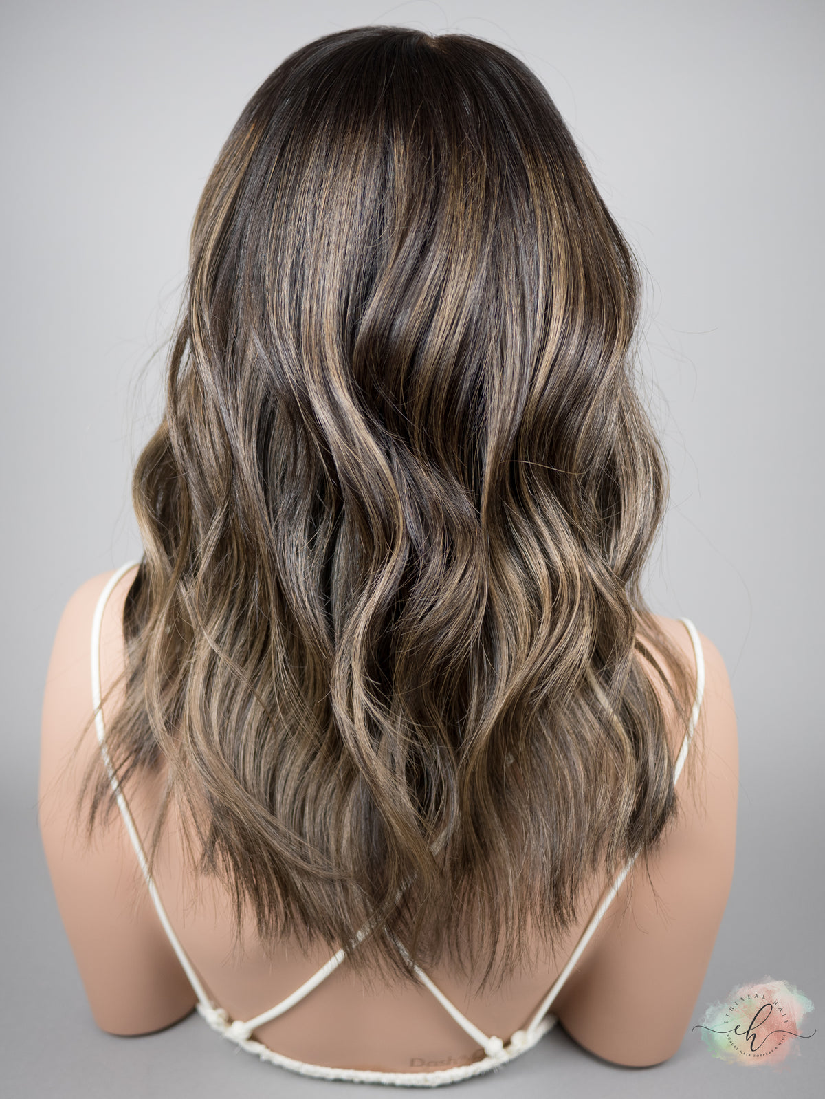 “DOWNTOWN GIRL&quot; Exquisite Wig: Lace Top, Sz. M, 17-18&quot;