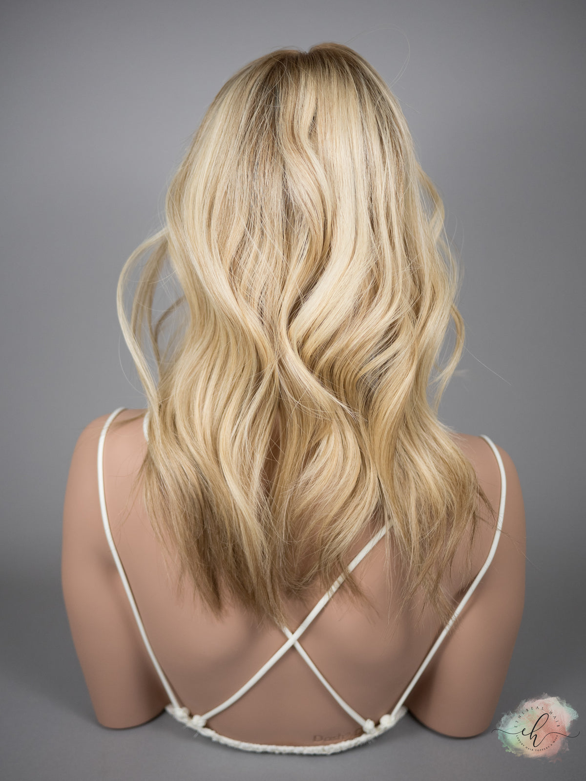 “SOLANA&quot; Premium Topper: Closed Lace Top, 8x8, 15-17&quot;