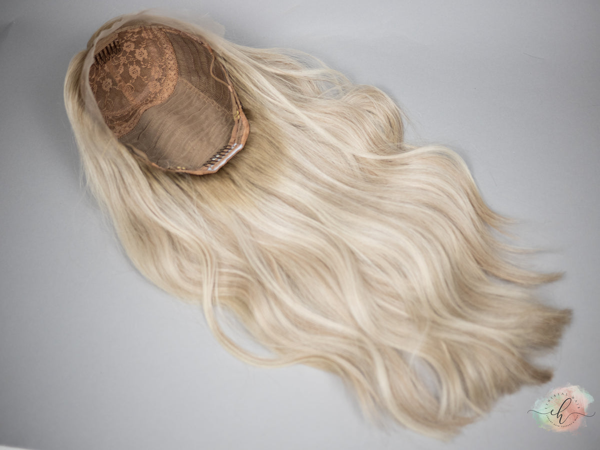 “SUMMER BREEZE&quot; Exquisite Wig: Silk Top Lace Front, Sz. M, 23-24&quot;