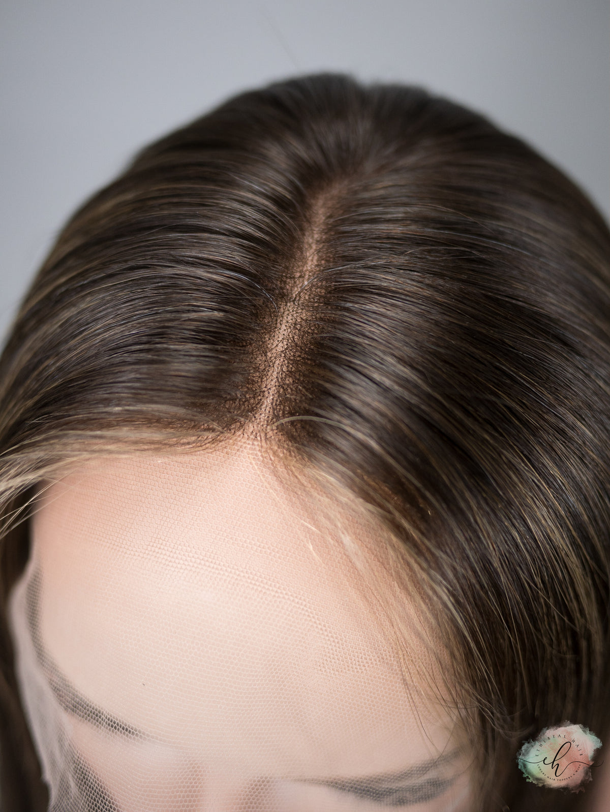 “GIANNA&quot; Premium Wig: Lace Top, Sz. XS/S, 17&quot;, LONG LOB