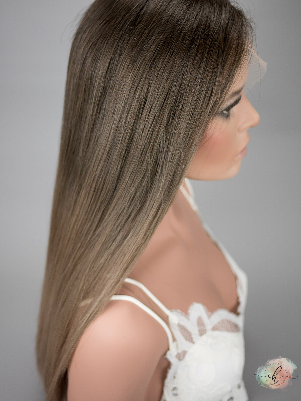 “CAMILLA&quot; Premium Wig: Lace Top, Sz. M/L, 22-23&quot;