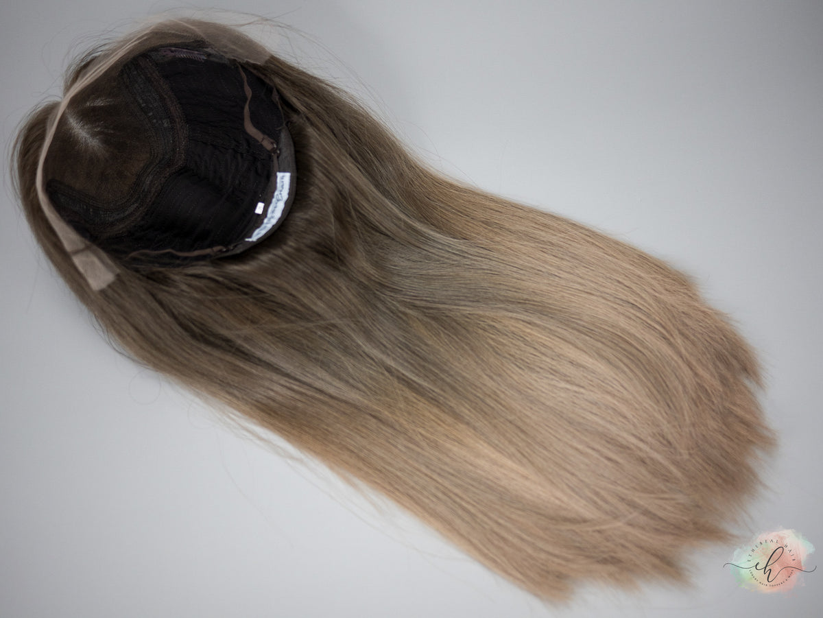 “CAMILLA&quot; Premium Wig: Lace Top, Sz. M/L, 22-23&quot;