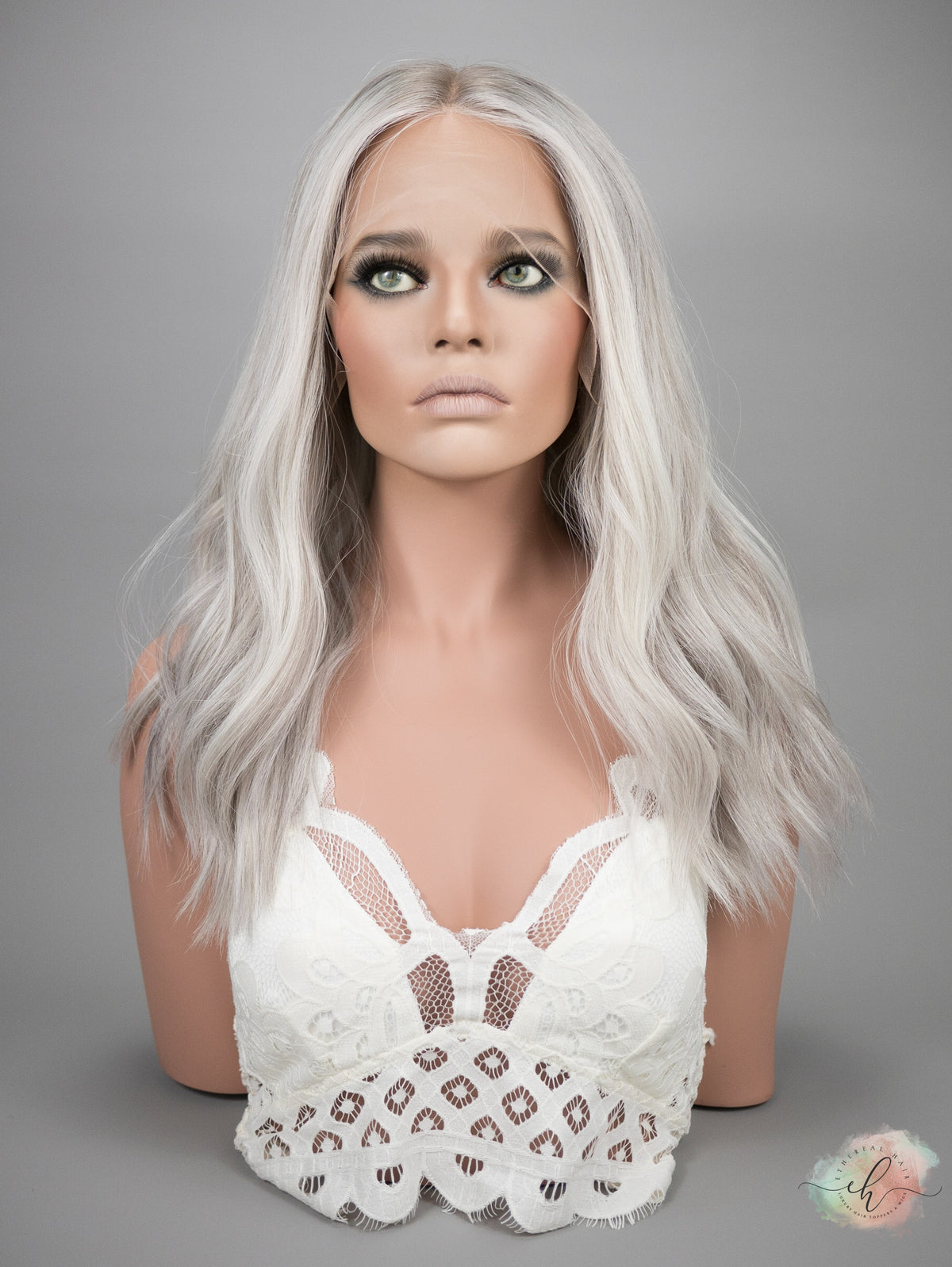“RIVER&quot; Premium Wig: Lace Top, Sz. S/M, 20-21&quot;