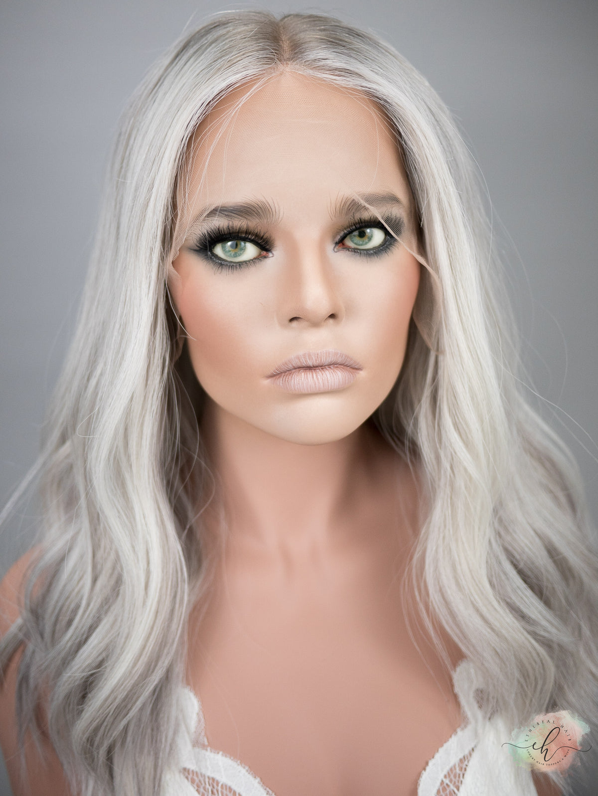 “RIVER&quot; Premium Wig: Lace Top, Sz. S/M, 20-21&quot;
