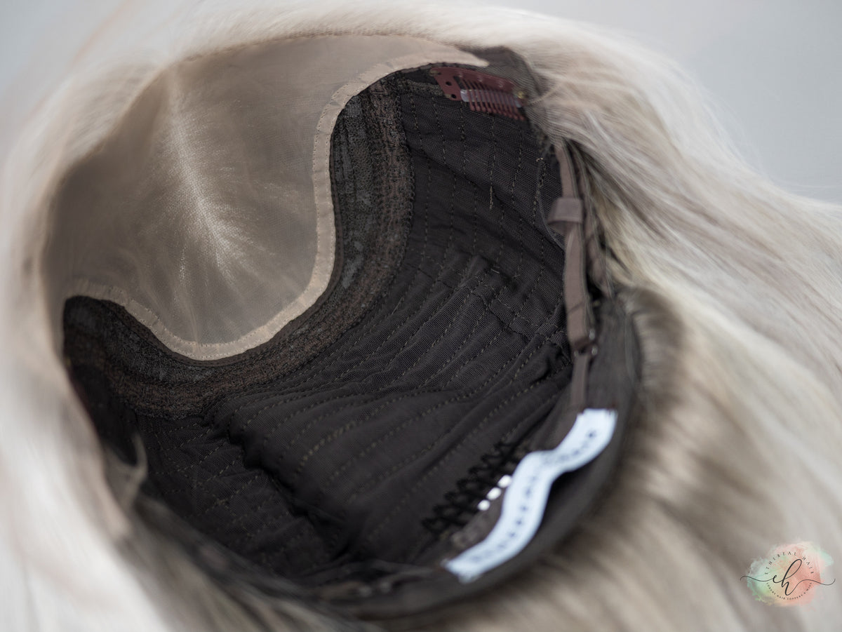 “RIVER&quot; Premium Wig: Lace Top, Sz. S/M, 20-21&quot;