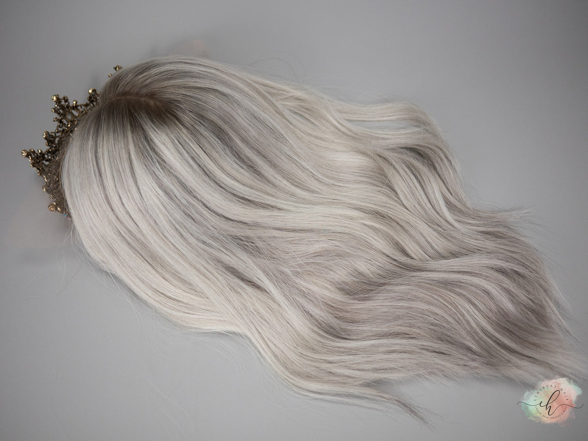 “RIVER&quot; Premium Wig: Lace Top, Sz. S/M, 20-21&quot;
