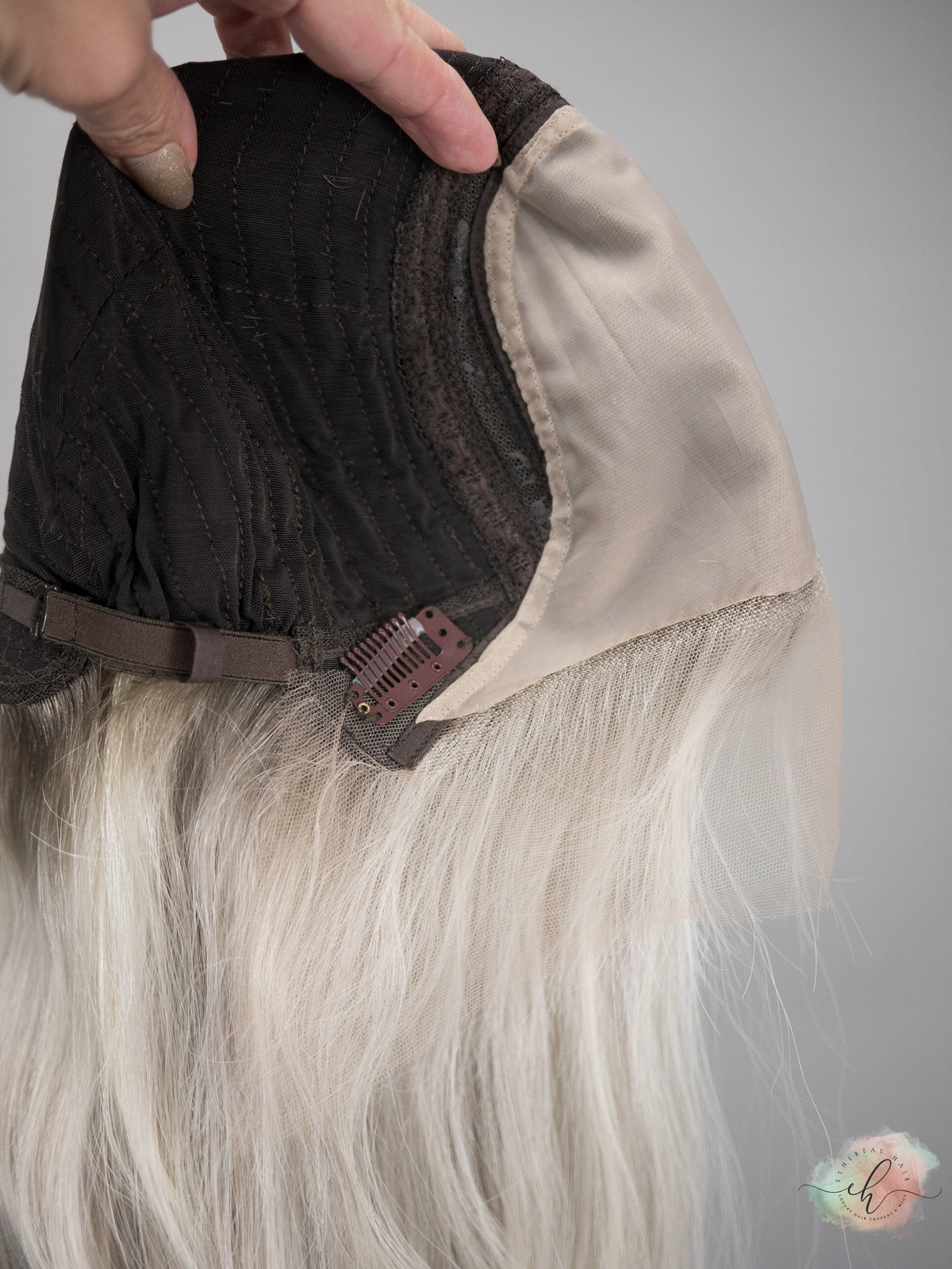 “RIVER&quot; Premium Wig: Lace Top, Sz. S/M, 20-21&quot;