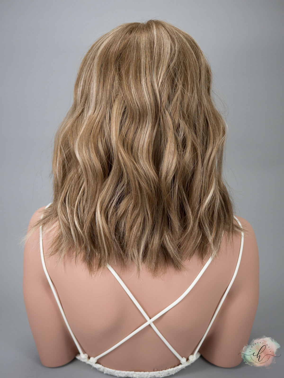 “RHEA&quot; Premium Wig: Lace Top, Sz. M, 16&quot; Inverted Lob