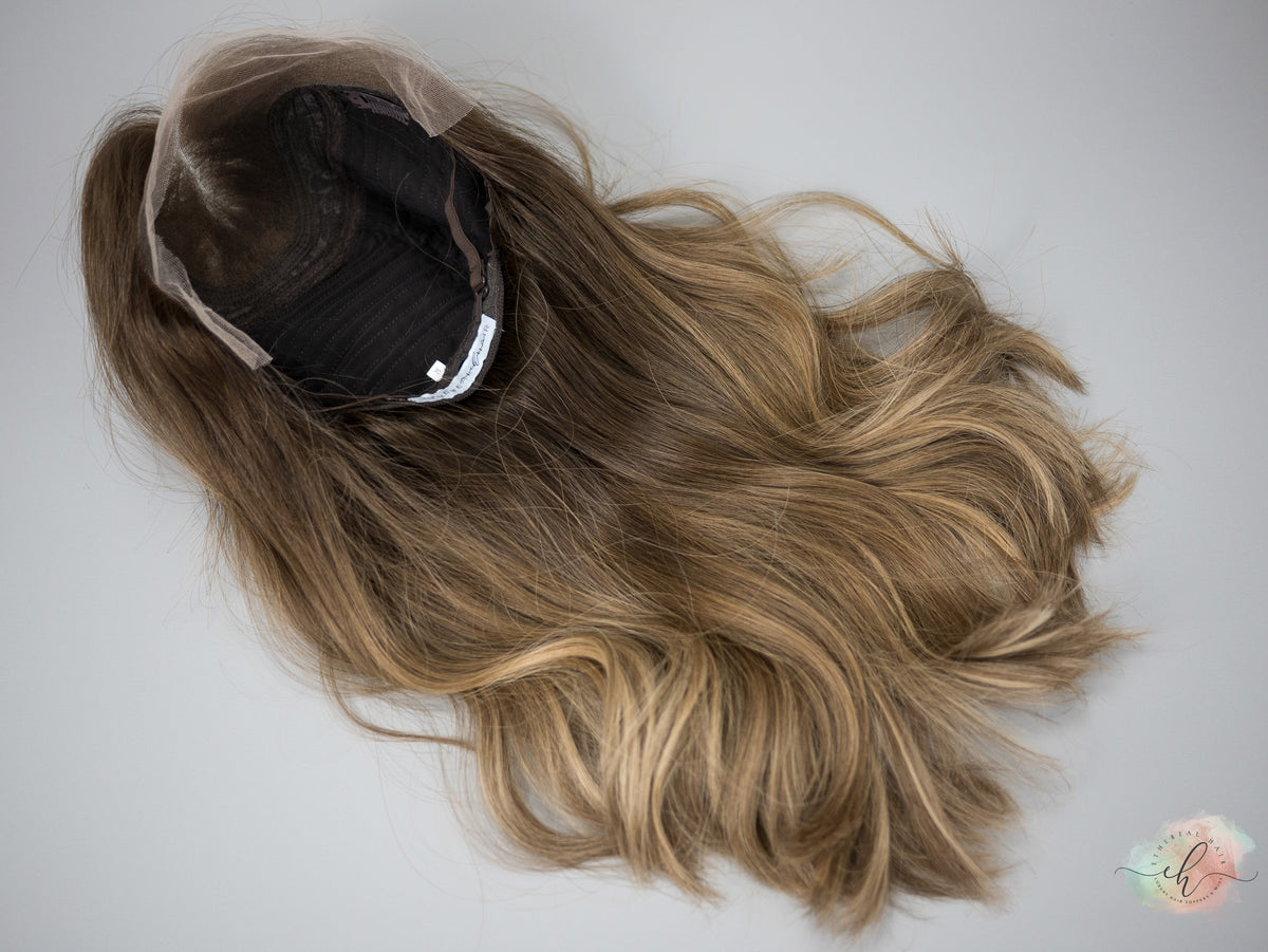 FINAL SALE “PRISCILLA&quot; Premium Wig: Lace Top, Sz. M/L, 19-20&quot;