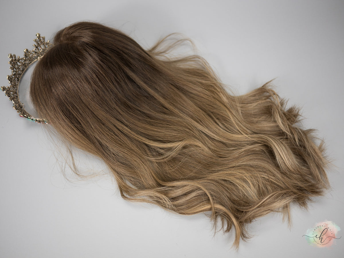 FINAL SALE “PRISCILLA&quot; Premium Wig: Lace Top, Sz. M/L, 19-20&quot;