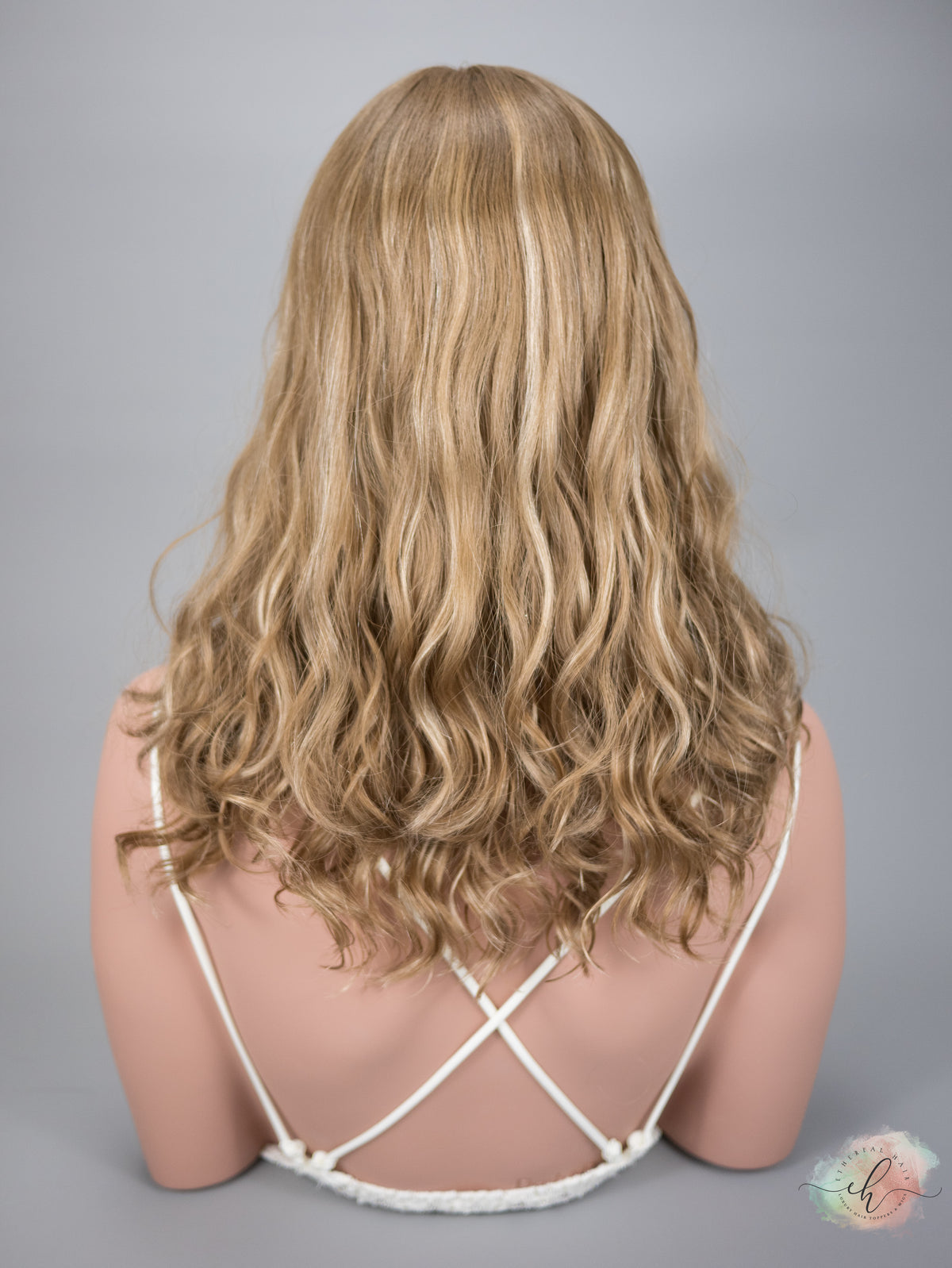 “LIZZY&quot; Premium Topper: Silk Top, 8x8, 17&quot;, WAVY