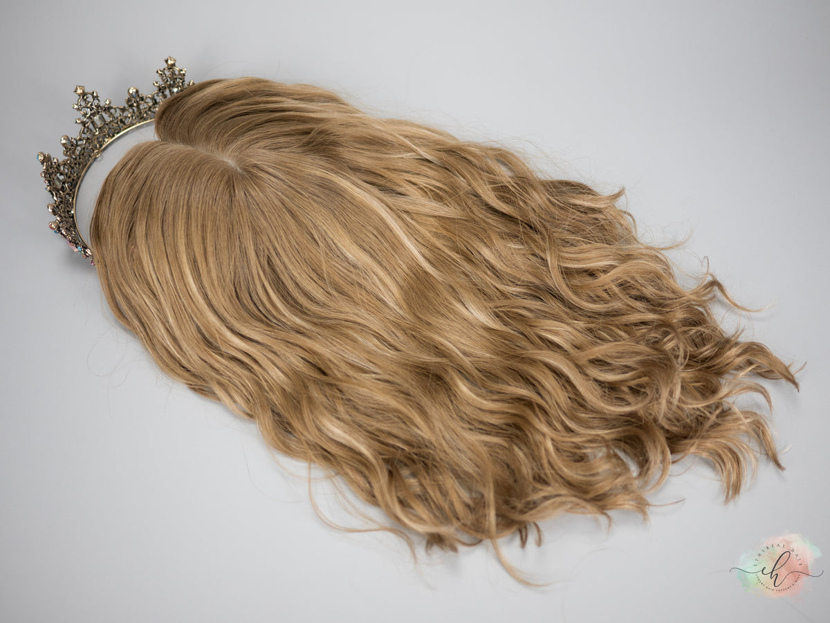 “LIZZY&quot; Premium Topper: Silk Top, 8x8, 17&quot;, WAVY