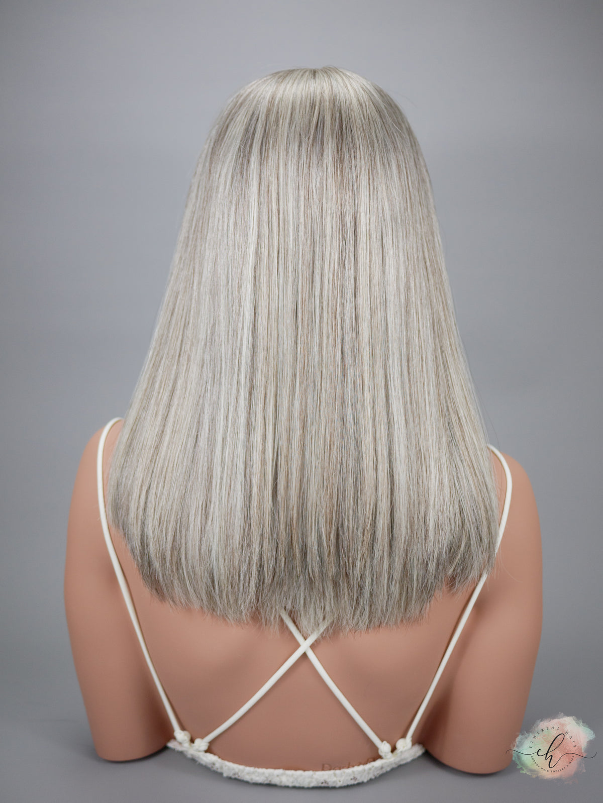 FINAL SALE “STERLING&quot; Premium Wig: Lace Top, Sz. S, 17&quot;, LONG LOB