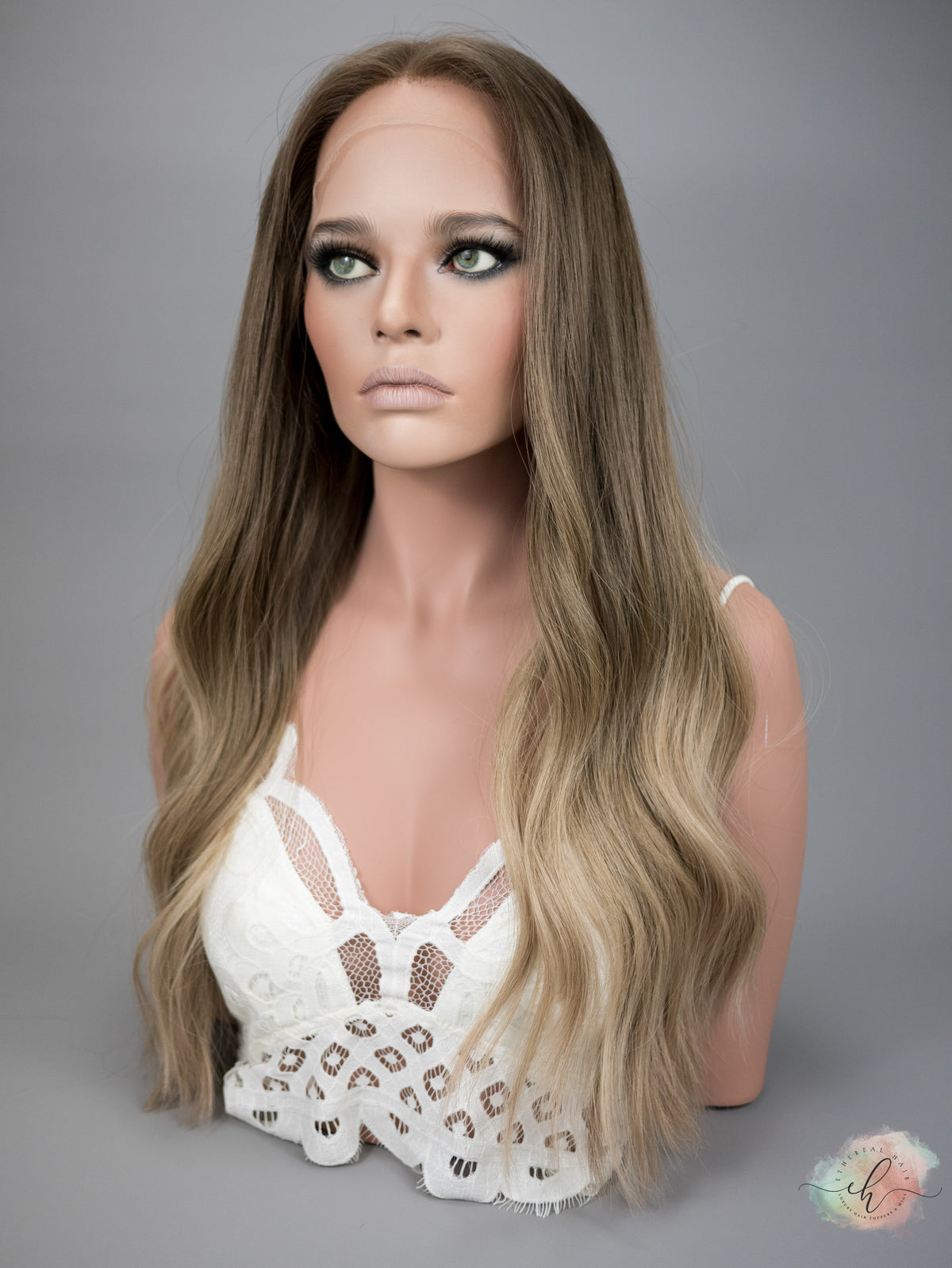 “TAYE&quot; Premium Wig: Lace Top, Sz. M/L, 25&quot;