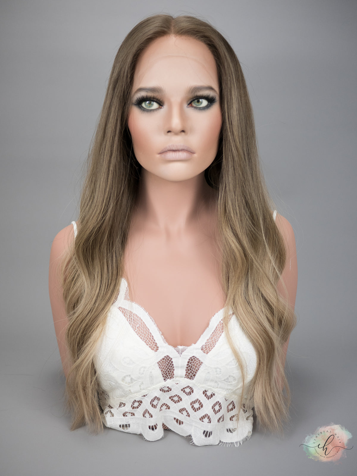 “TAYE&quot; Premium Wig: Lace Top, Sz. M/L, 25&quot;