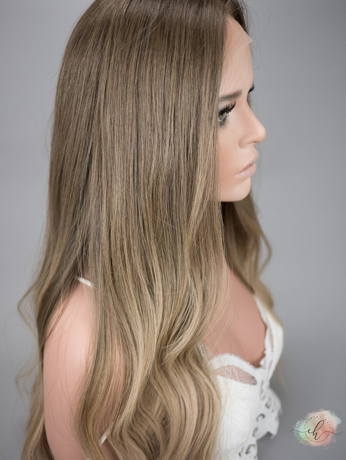 “TAYE&quot; Premium Wig: Lace Top, Sz. M/L, 25&quot;