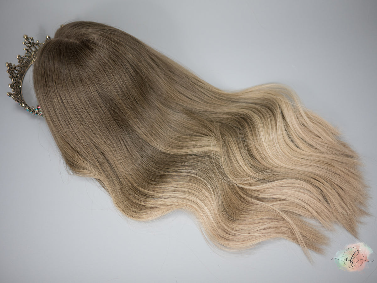 “TAYE&quot; Premium Wig: Lace Top, Sz. M/L, 25&quot;