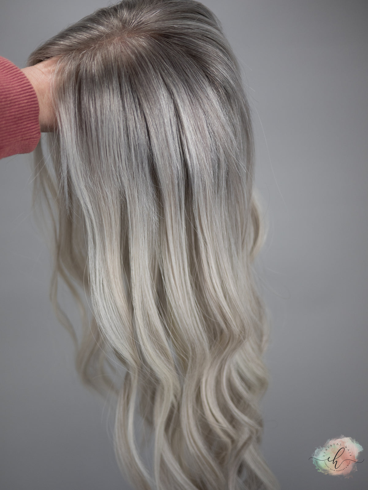 “RIVER&quot; Premium Topper: Closed Lace Top, 8x8, 21&quot;