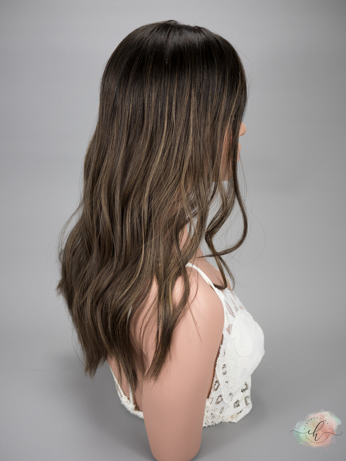 “ANDIE&quot; Premium Topper: Closed Lace Top, 8x8, 20&quot;