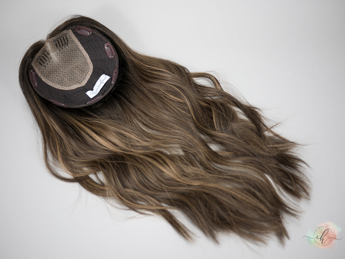 “ANDIE&quot; Premium Topper: Closed Lace Top, 8x8, 20&quot;