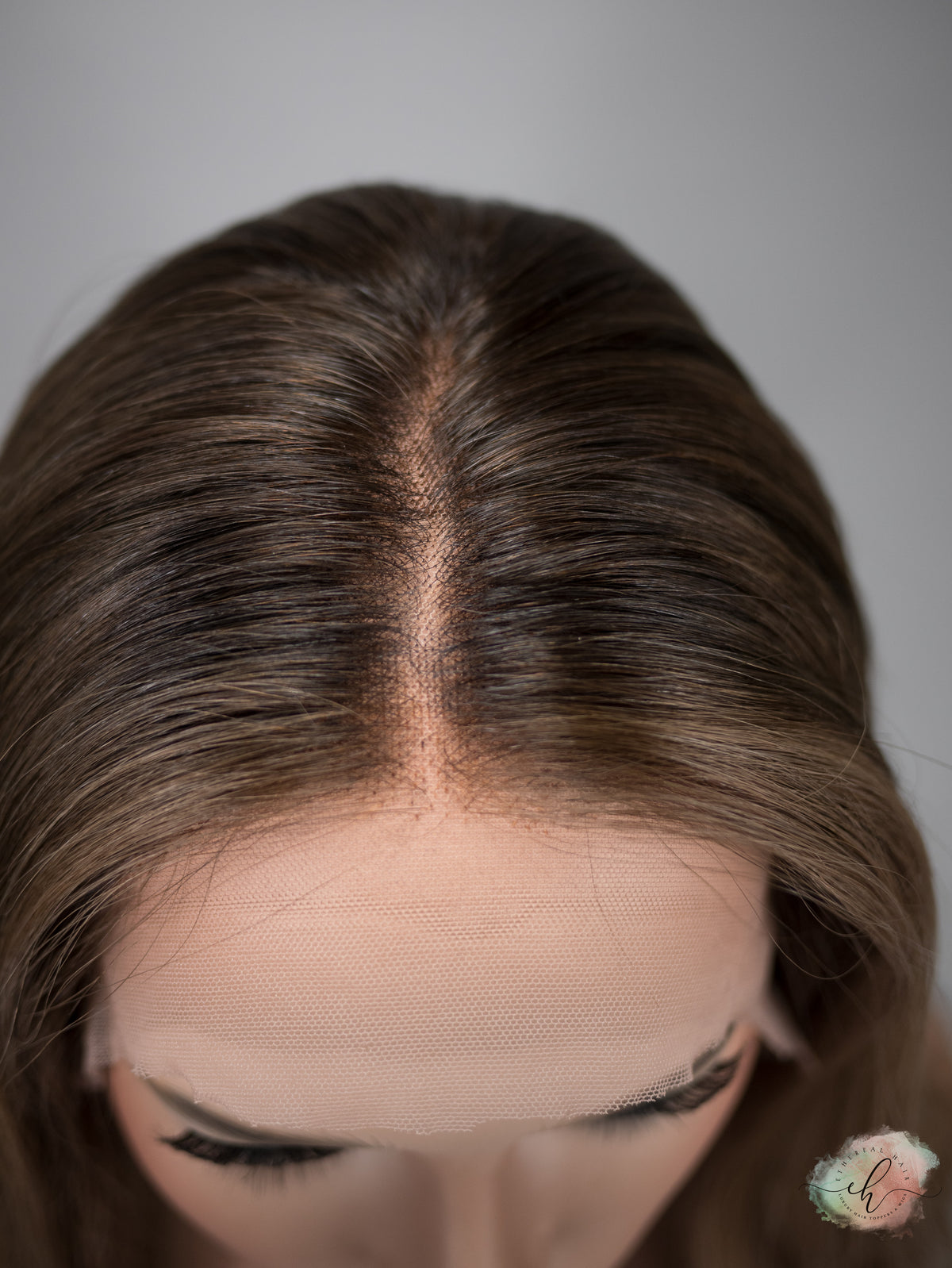 “BLOOMING BABE&quot; Exquisite Wig: Lace Top, Sz. S/M, 21-22&quot;