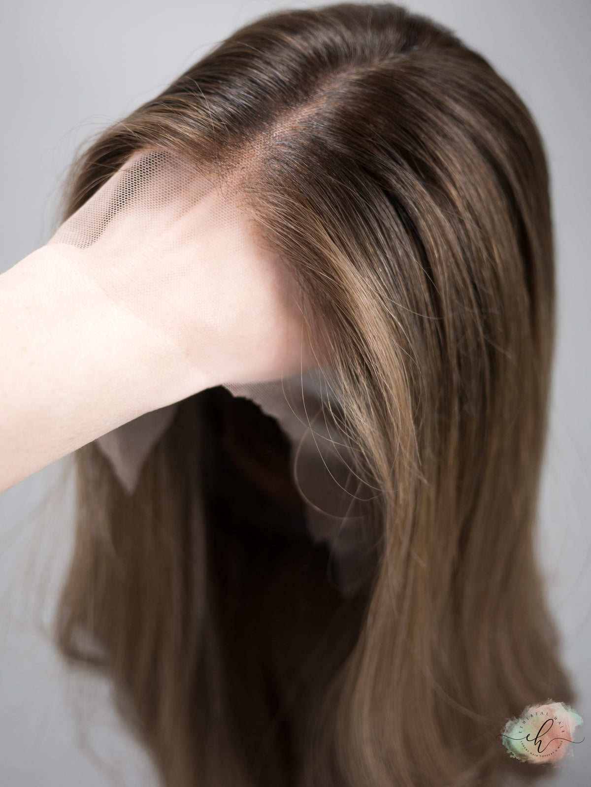 “BLOOMING BABE&quot; Exquisite Wig: Lace Top, Sz. S/M, 21-22&quot;