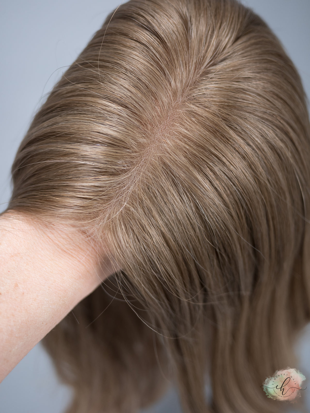 “NIKOLE&quot; Premium Topper: Closed Lace Top, 8x8, 20&quot;