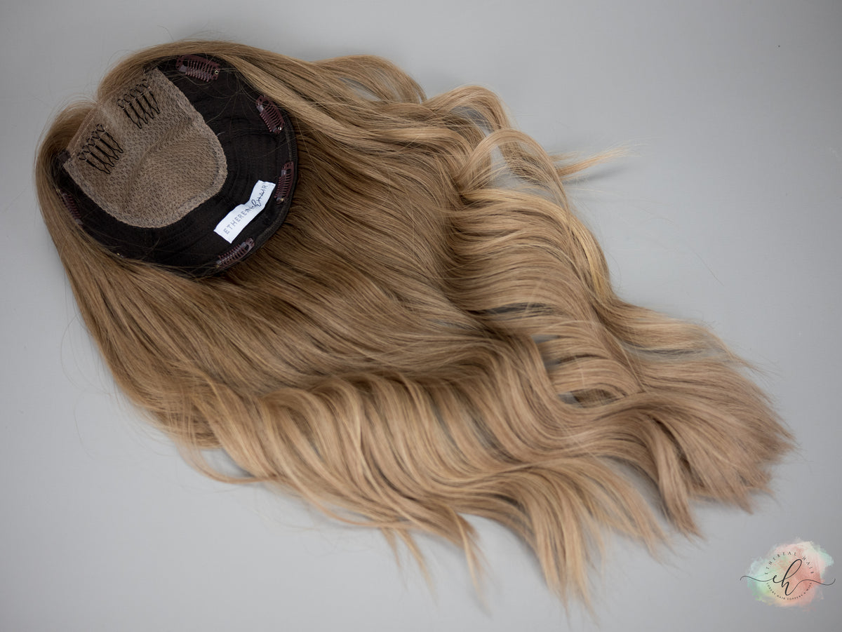 “NIKOLE&quot; Premium Topper: Closed Lace Top, 8x8, 20&quot;