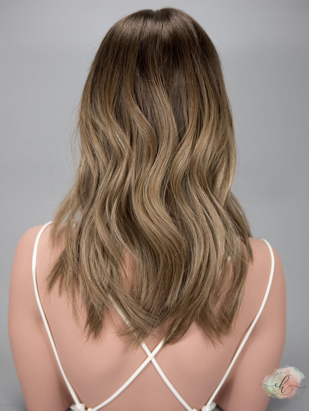 “HARTLEY&quot; Premium Topper: Closed Lace Top, 8x8, 17-18&quot;