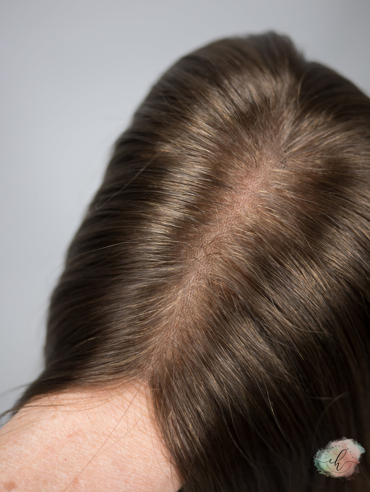 “HARTLEY&quot; Premium Topper: Closed Lace Top, 8x8, 17-18&quot;