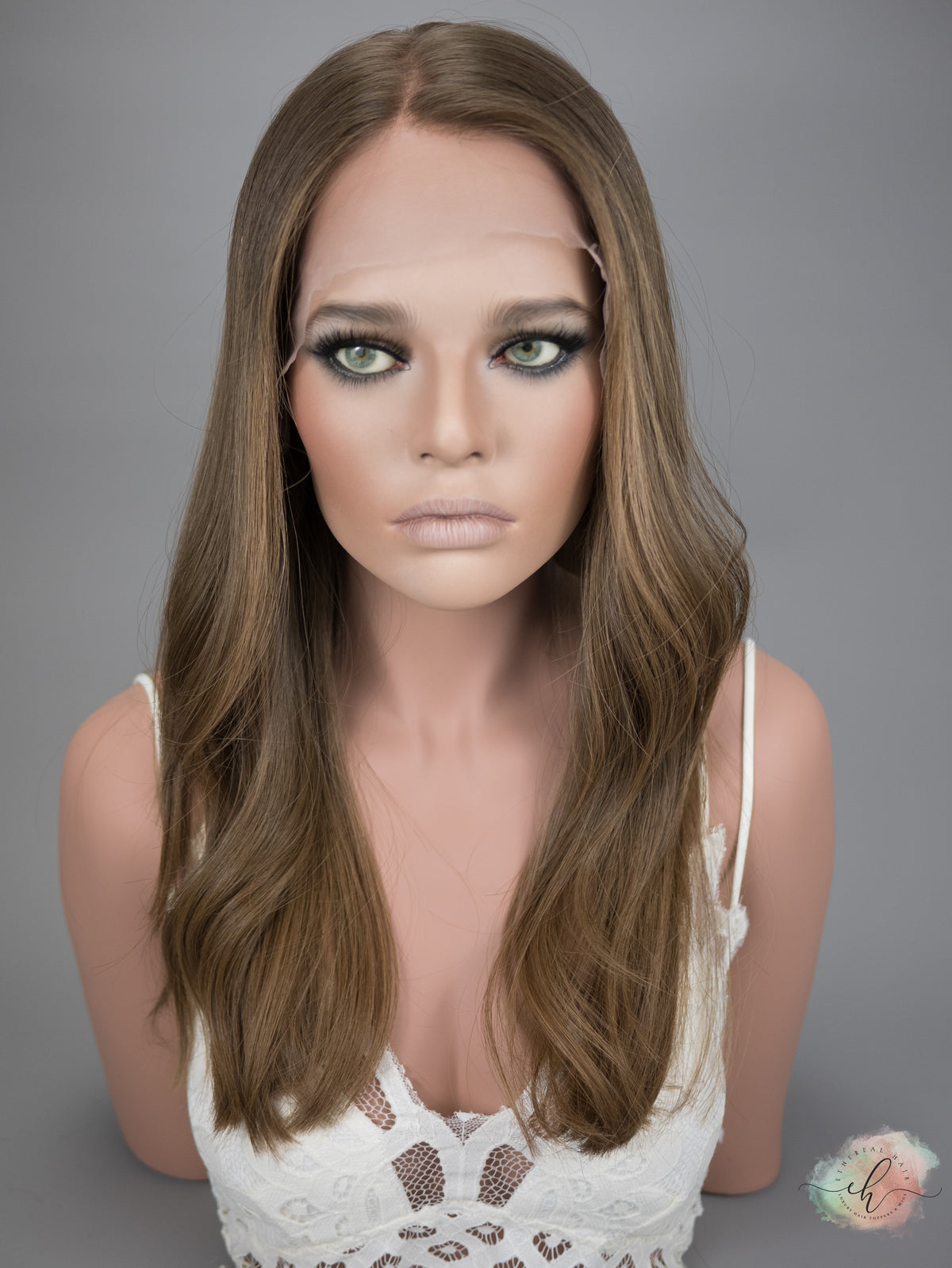 “AUTUMN VIBES&quot; Exquisite Wig: Lace Top, Sz. S/M, 21&quot;