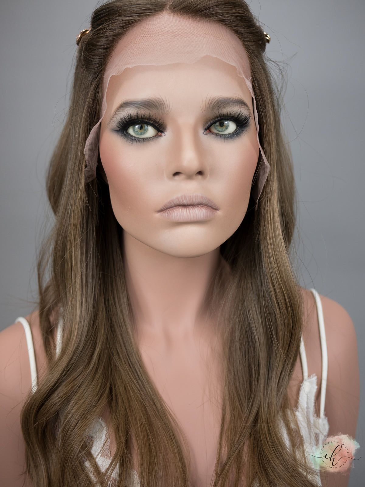 “AUTUMN VIBES&quot; Exquisite Wig: Lace Top, Sz. S/M, 21&quot;