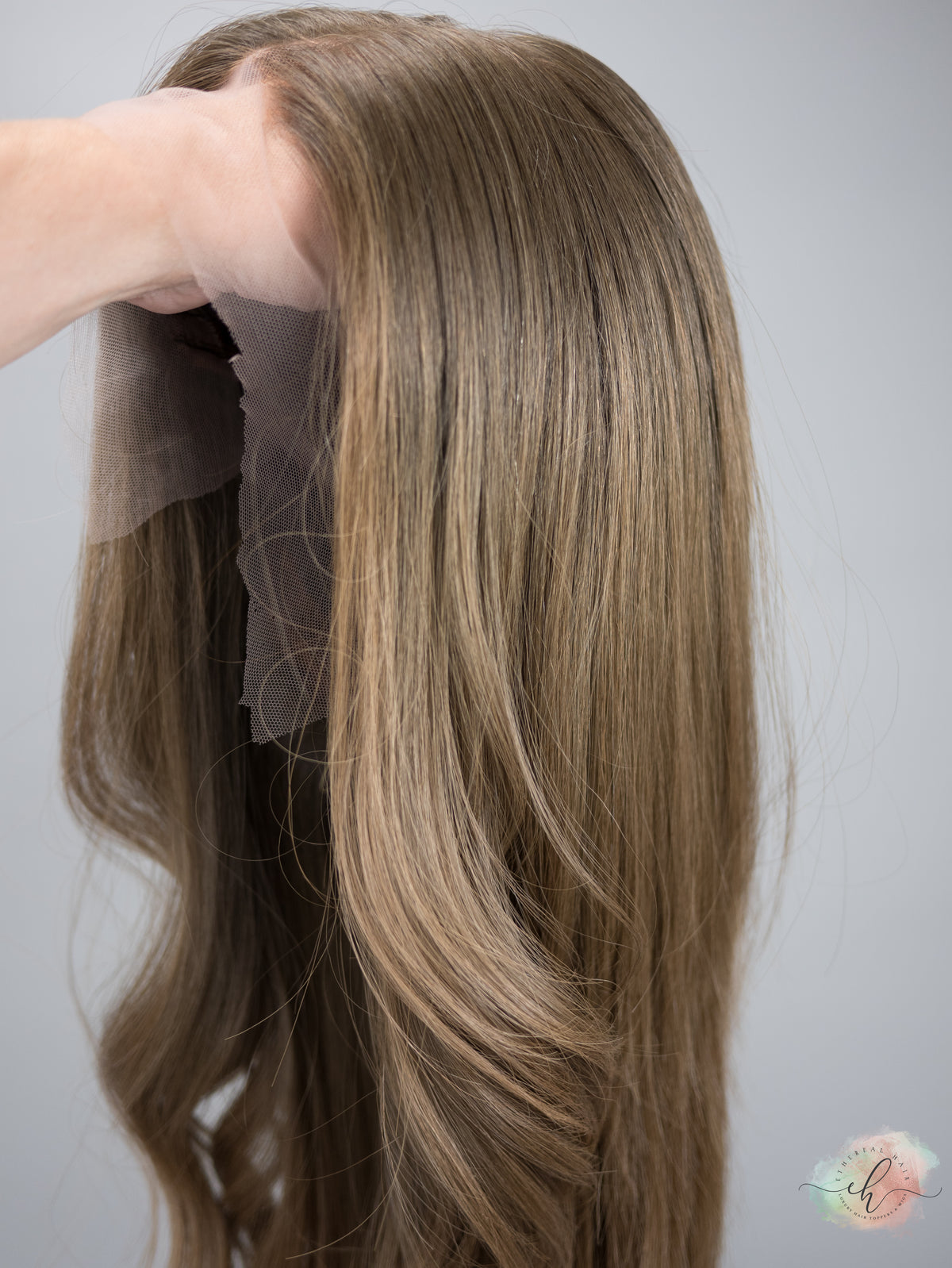 “AUTUMN VIBES&quot; Exquisite Wig: Lace Top, Sz. S/M, 21&quot;