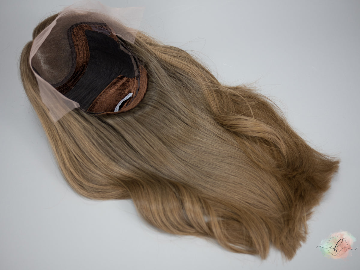 “AUTUMN VIBES&quot; Exquisite Wig: Lace Top, Sz. S/M, 21&quot;