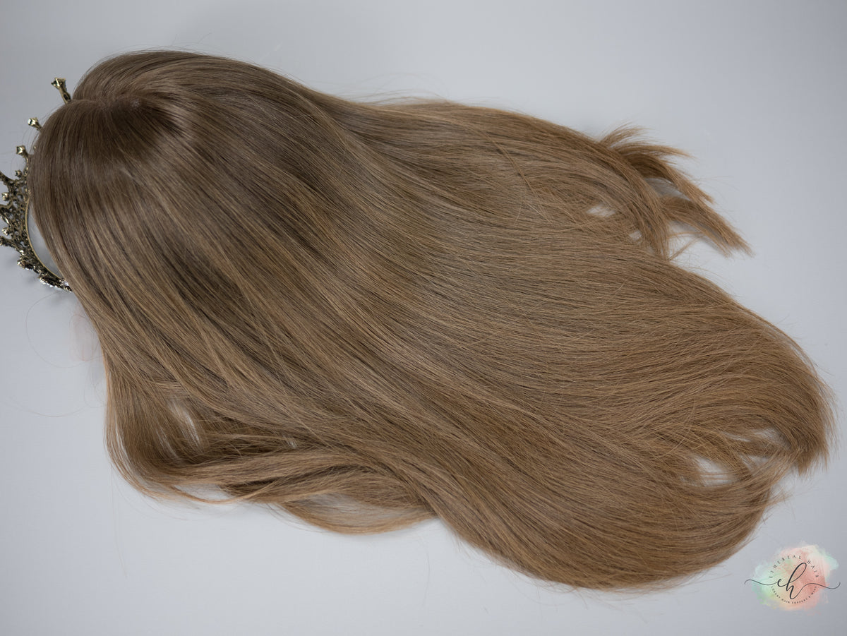 “AUTUMN VIBES&quot; Exquisite Wig: Lace Top, Sz. S/M, 21&quot;