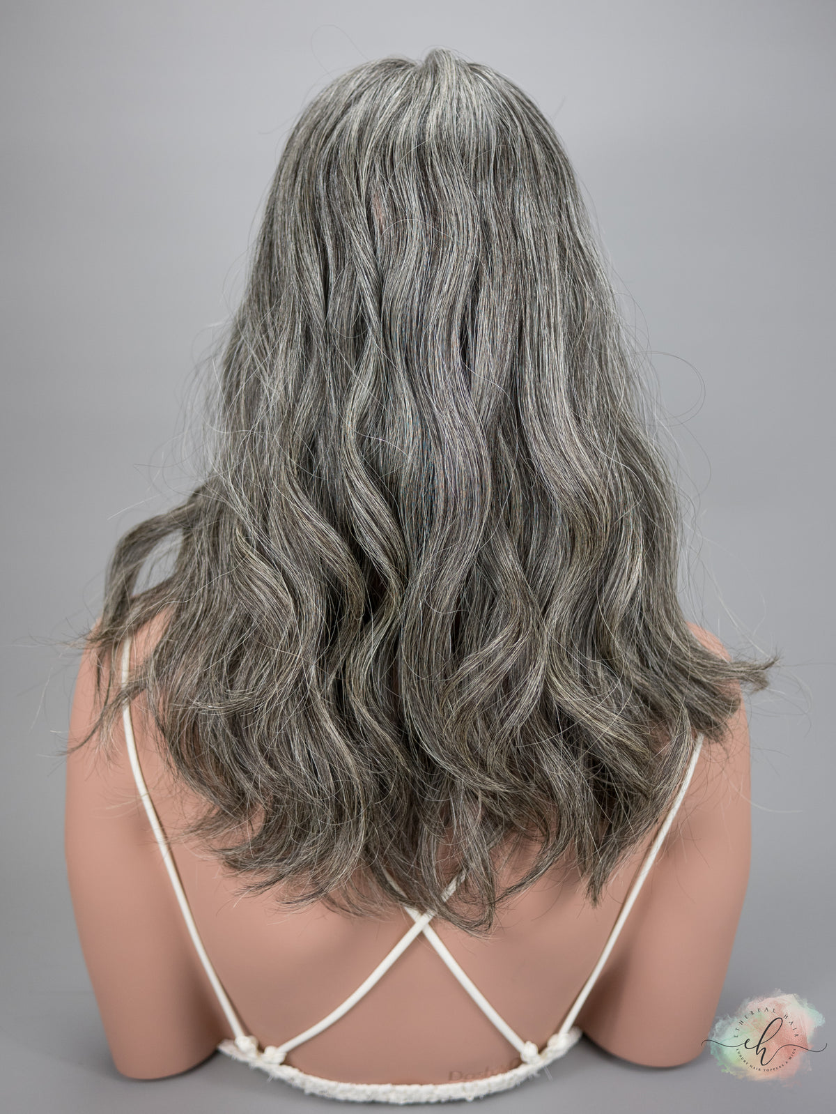 &quot;DAPHNE&quot; Premium Topper: Silk Top, 7x7, 17&quot;, Wavy