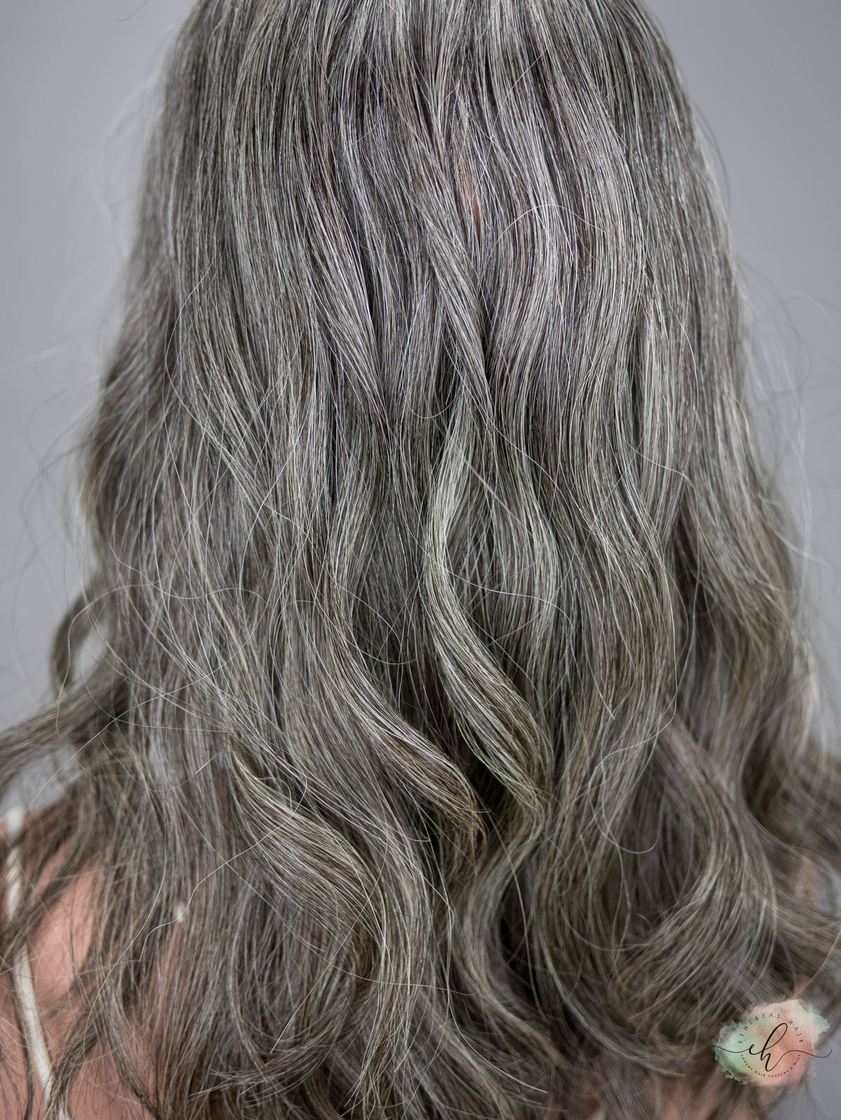 &quot;DAPHNE&quot; Premium Topper: Silk Top, 7x7, 17&quot;, Wavy