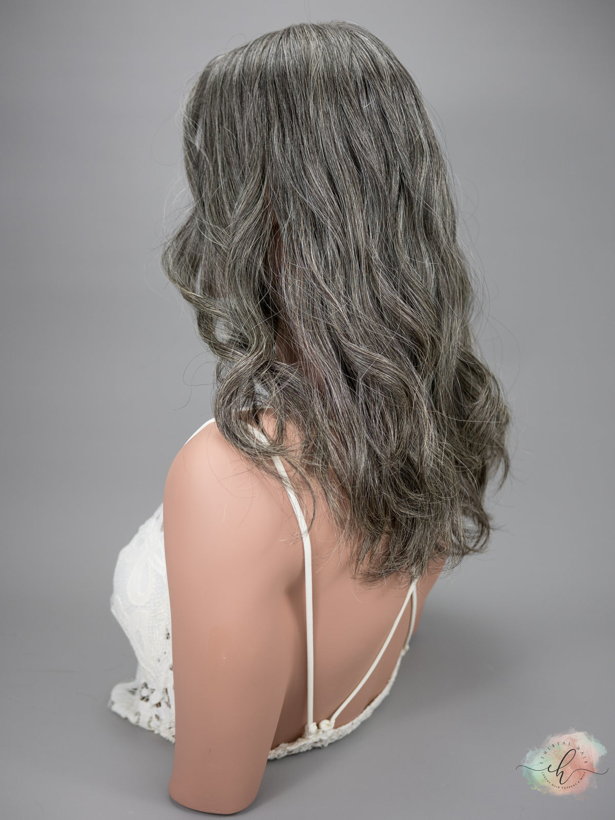 &quot;DAPHNE&quot; Premium Topper: Silk Top, 7x7, 17&quot;, Wavy