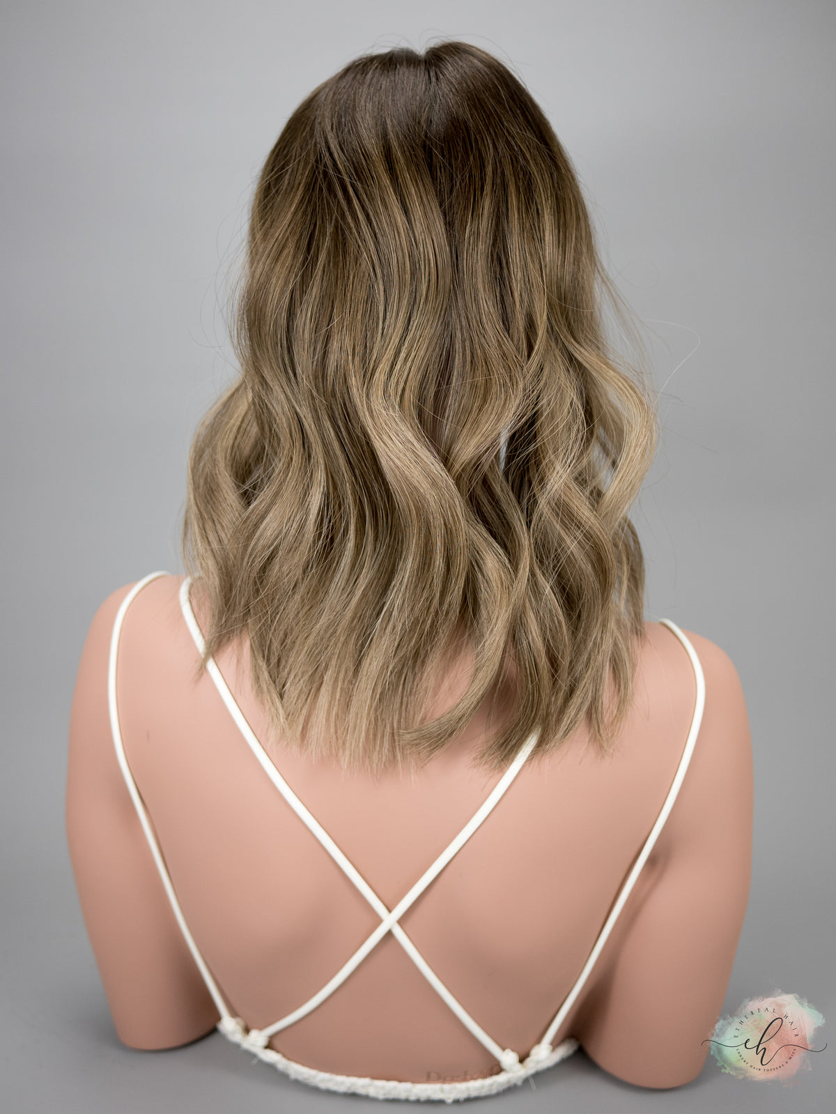 “FINLEY&quot; Premium Topper: Closed Lace Top, 8x8, 15&quot;