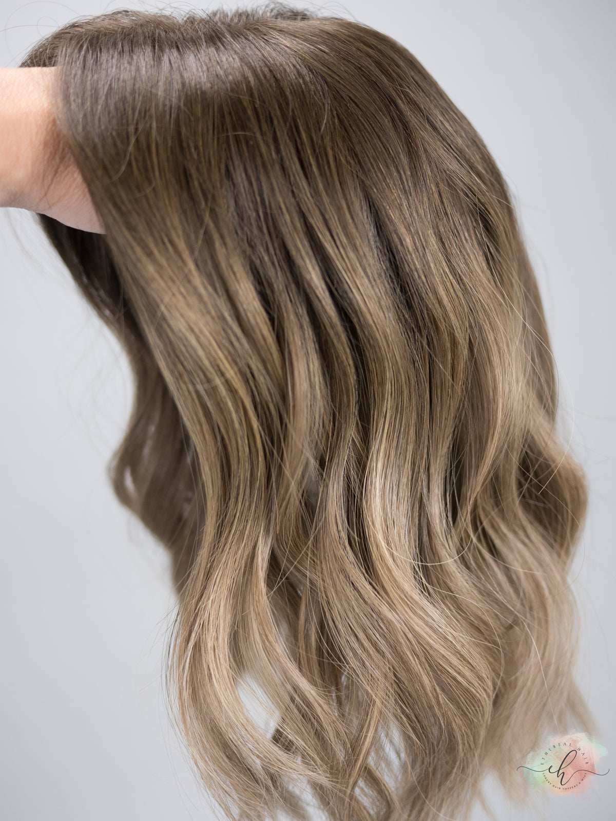 “FINLEY&quot; Premium Topper: Closed Lace Top, 8x8, 15&quot;