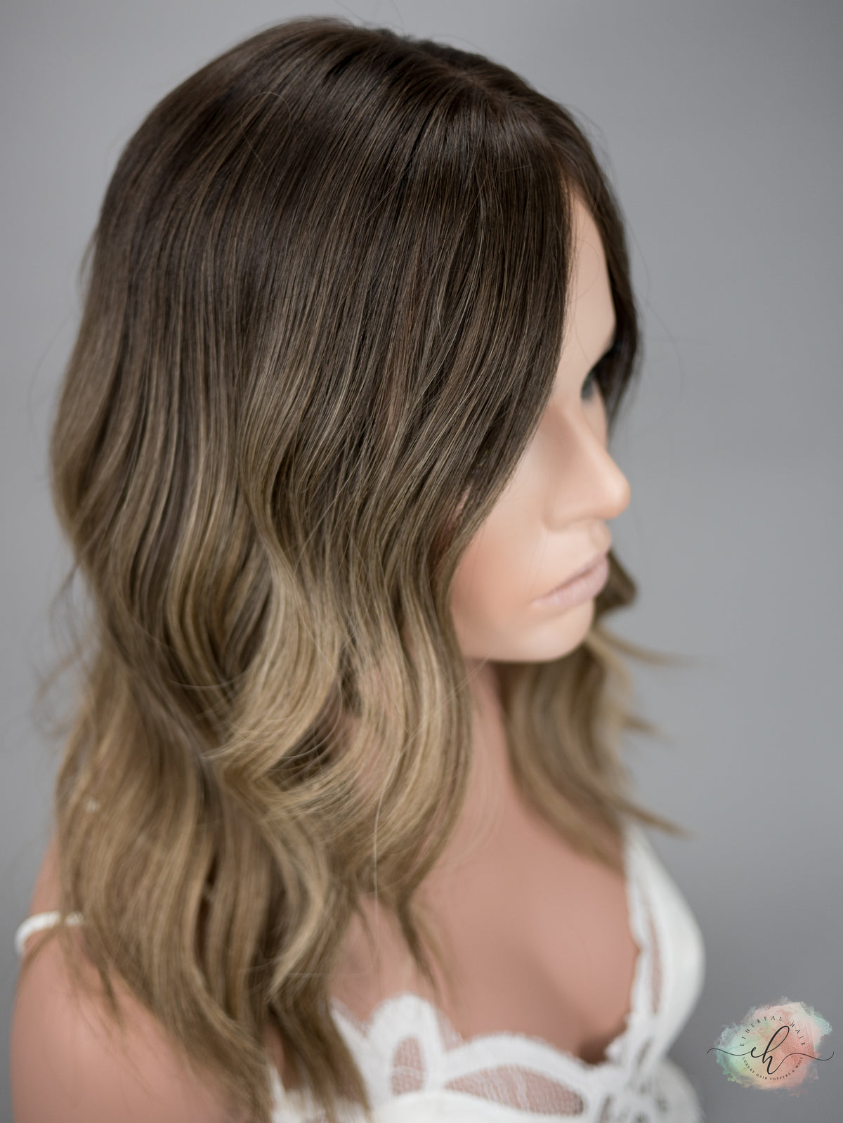 LABOR DAY SALE “TIANA&quot; Premium Topper: Closed Lace Top, 8x8, 17-18&quot;