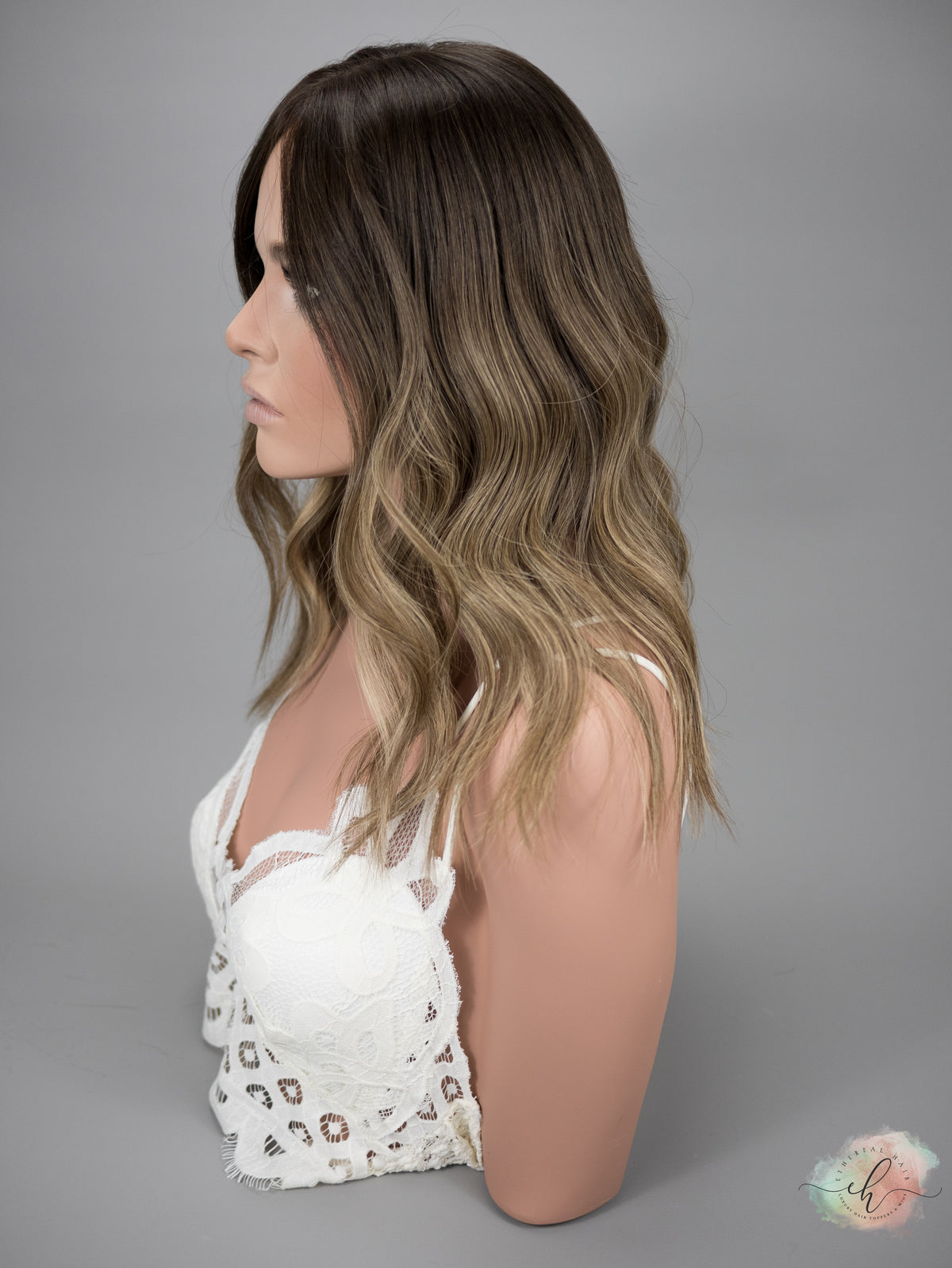 LABOR DAY SALE “TIANA&quot; Premium Topper: Closed Lace Top, 8x8, 17-18&quot;