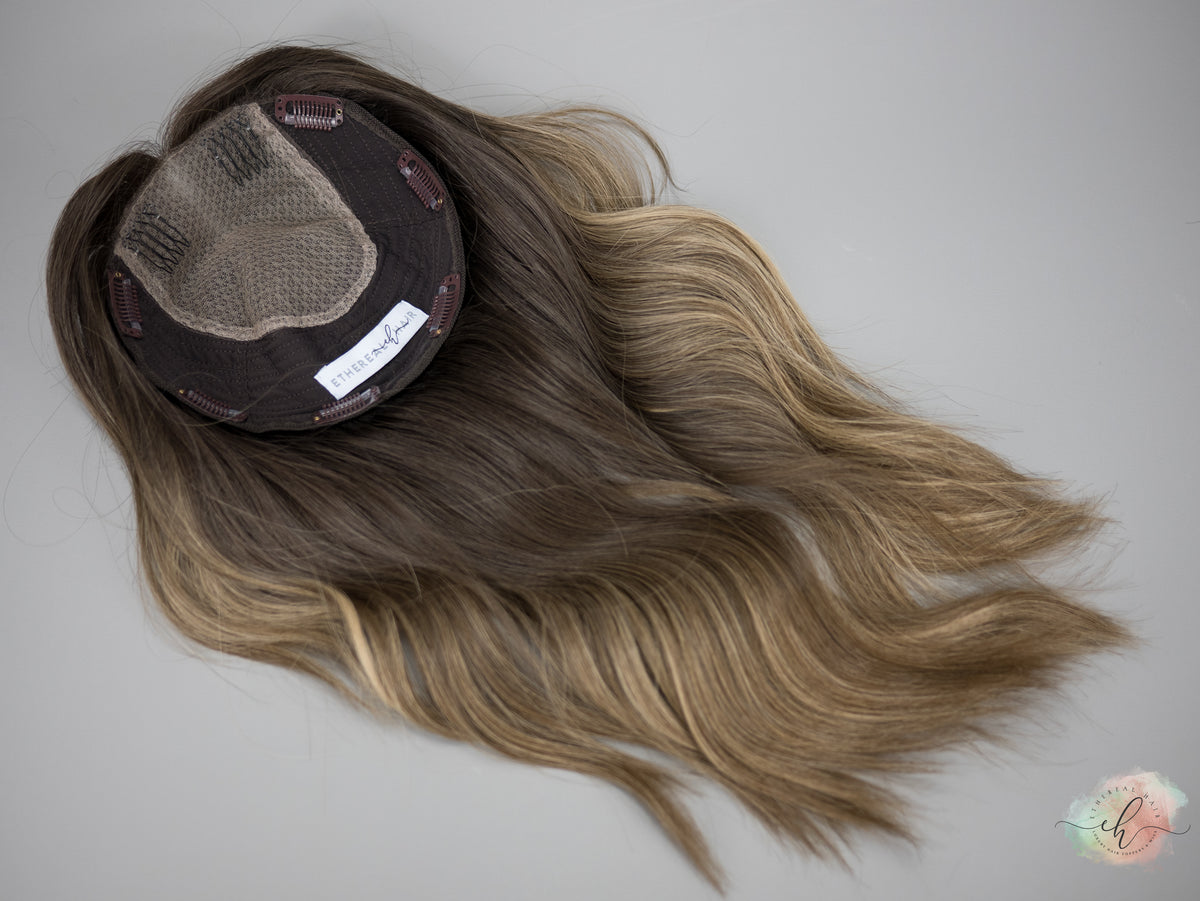 LABOR DAY SALE “TIANA&quot; Premium Topper: Closed Lace Top, 8x8, 17-18&quot;