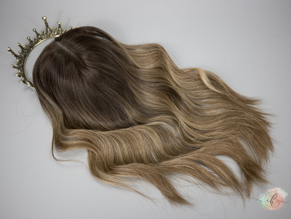 LABOR DAY SALE “TIANA&quot; Premium Topper: Closed Lace Top, 8x8, 17-18&quot;