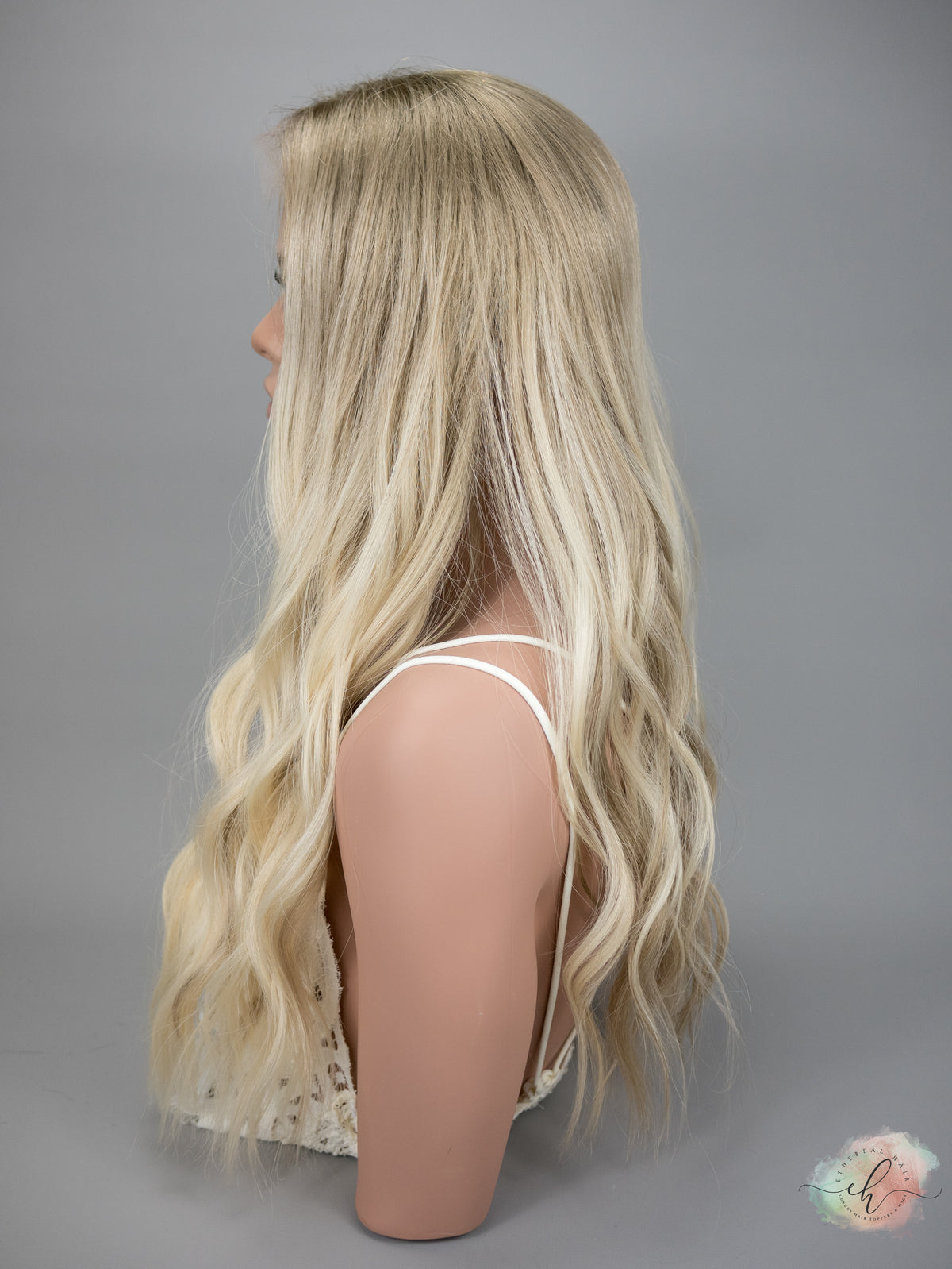 “SUN BLEACHED&quot; Exquisite Topper: Lace Top, 8x8, 24&quot;